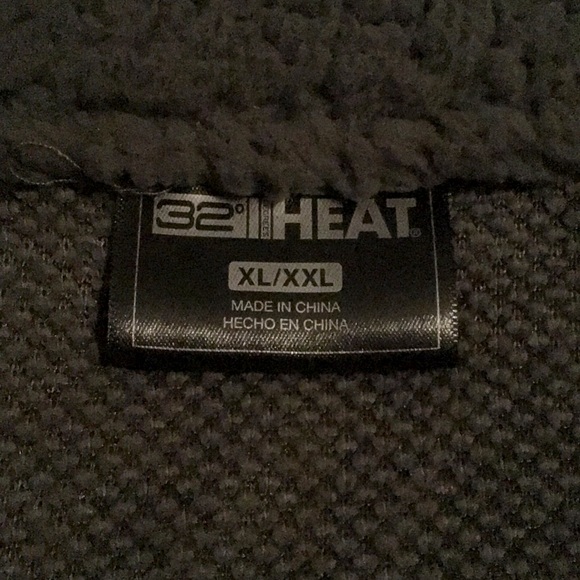 🌸 32 degrees Sherpa cozy shirt jacket wear oversized - Picture 3 of 14